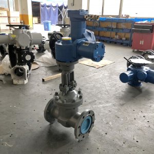 礦用電動閥門MKZ941H-40 DN150防爆（礦山、冶